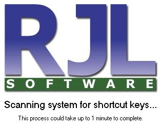 Scanning for shortcut keys
